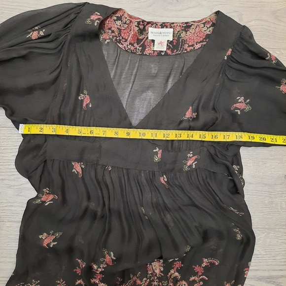 Ralph  Lauren Denim & Supply Sheer Boho Long Sleeve Dress - Picture 12 of 13